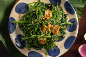 Đọt su su xào tỏi