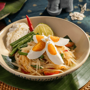 Gỏi đu đủ trứng muối